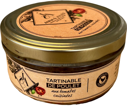 Tartinable de poulet aux tomates cuisinées - 110g
