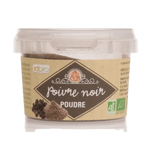 Poivre noir en poudre bio - 40g