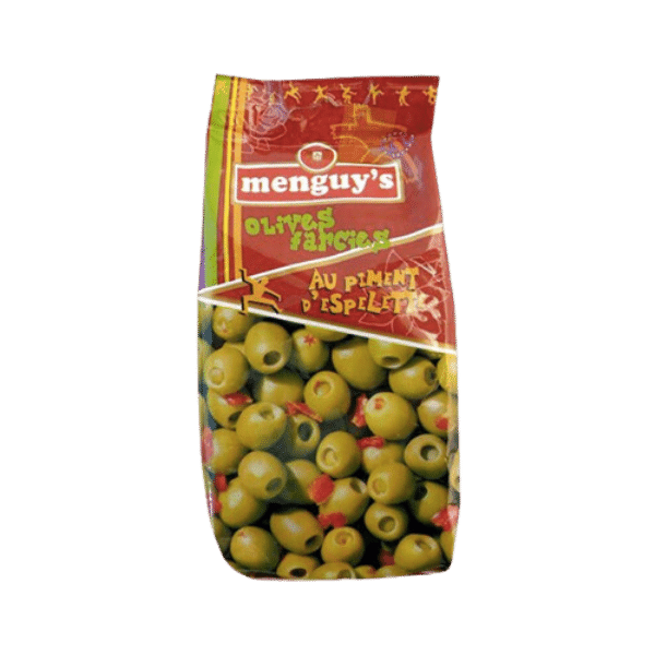 Olives farcies au piment d'Espelette - 150g - Menguy's