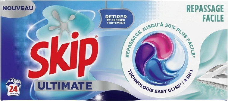 Lessive capsules repassage facile - 24 lavages