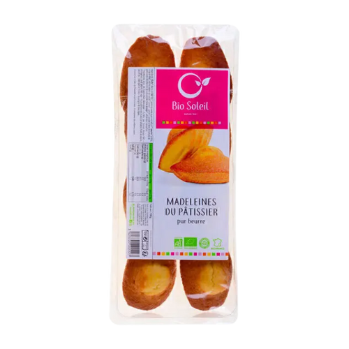 Madeleines pur beurre bio - 180g