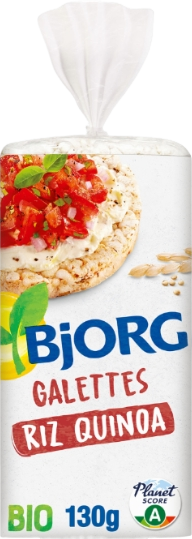 Galettes riz quinoa bio - 130g