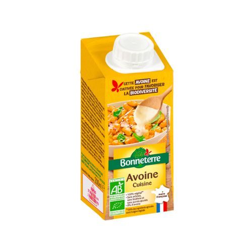 Lait d'avoine cuisine bio - 20cl
