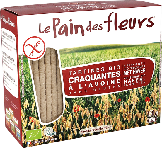 Tartines craquantes à l'avoine bio - 150g
