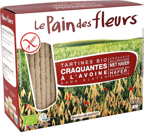 Tartines craquantes à l'avoine bio - 150g