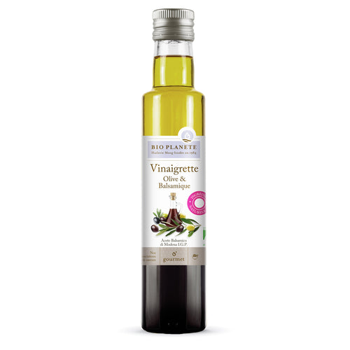Vinaigrette à l'huile d'olive et vinaigre balsamique bio - 250ml