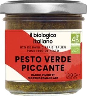 Pesto verde piquant bio - 130g