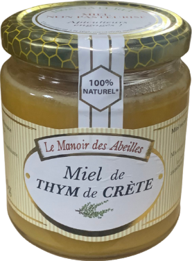 Miel de thym crémeux de Crète - 350g