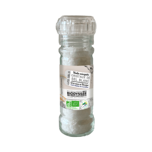 Cristaux de sel blanc des pyrénées bio - 90g