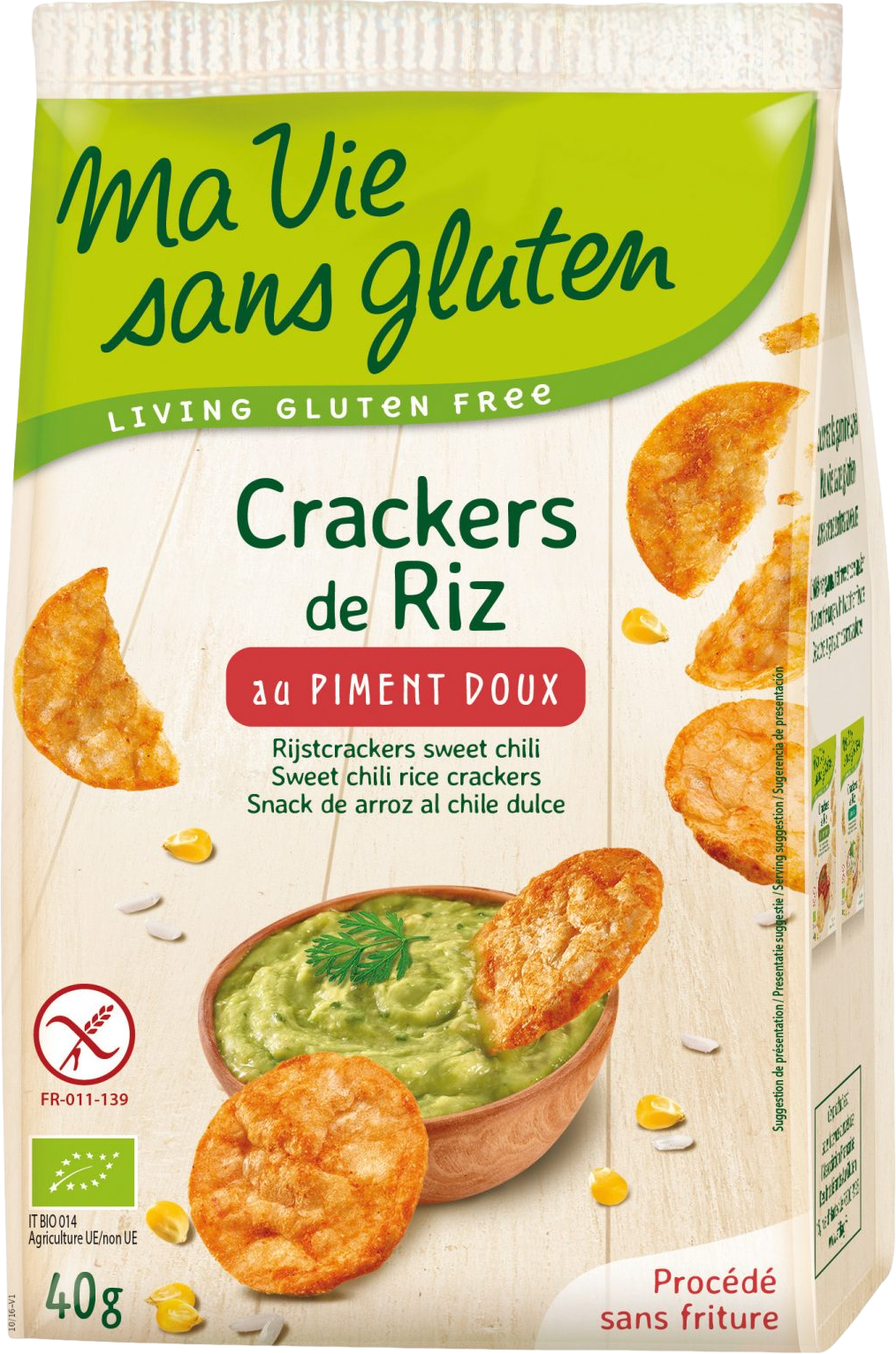 Crackers riz piment doux - 40g