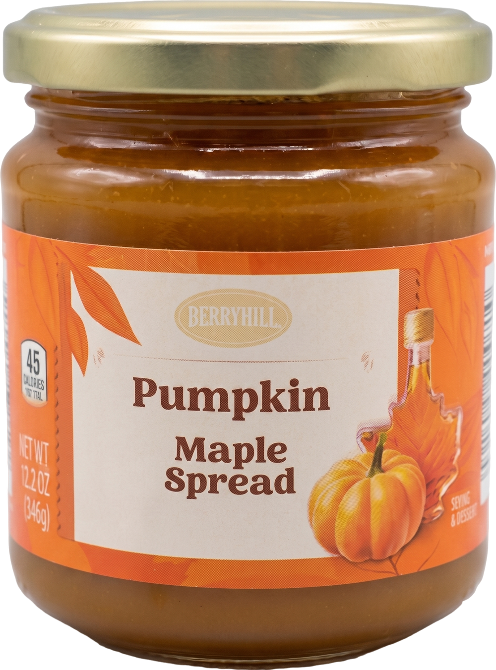 Confiture de citrouille au sirop d'érable - 345g