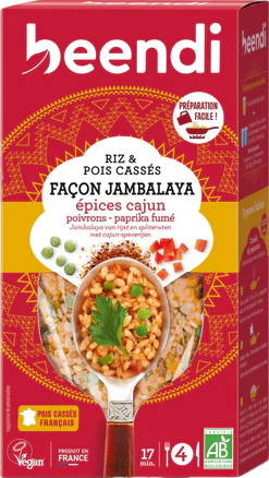 Riz et pois cassés façon Jambalaya - 250g