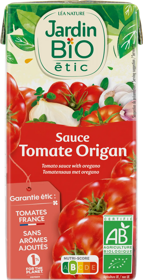 Sauce tomate origan bio - 340g
