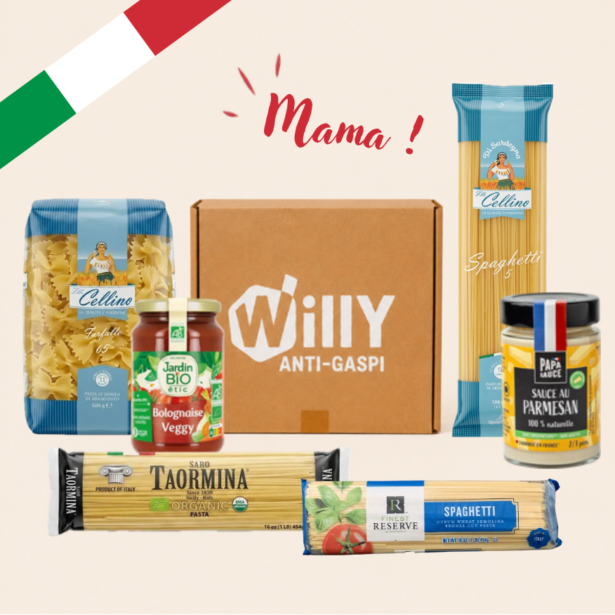 Panier l'Italie des pâtes