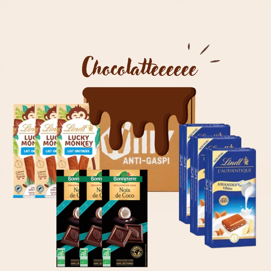 Panier fondu de chocolat
