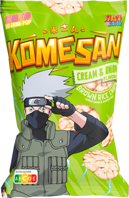Chips de riz saveur crème à l'oignon - 60g
