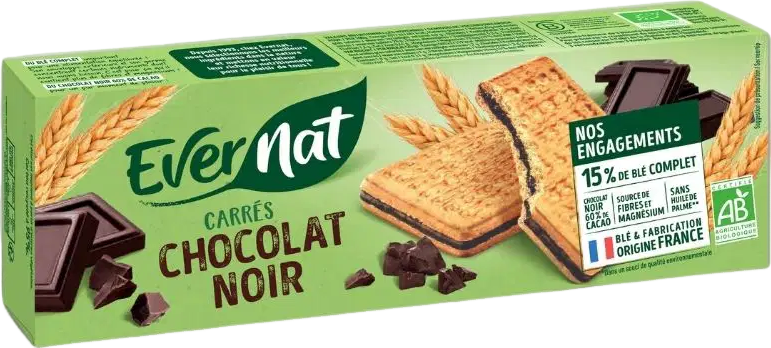 Biscuits au chocolat noir - 225g