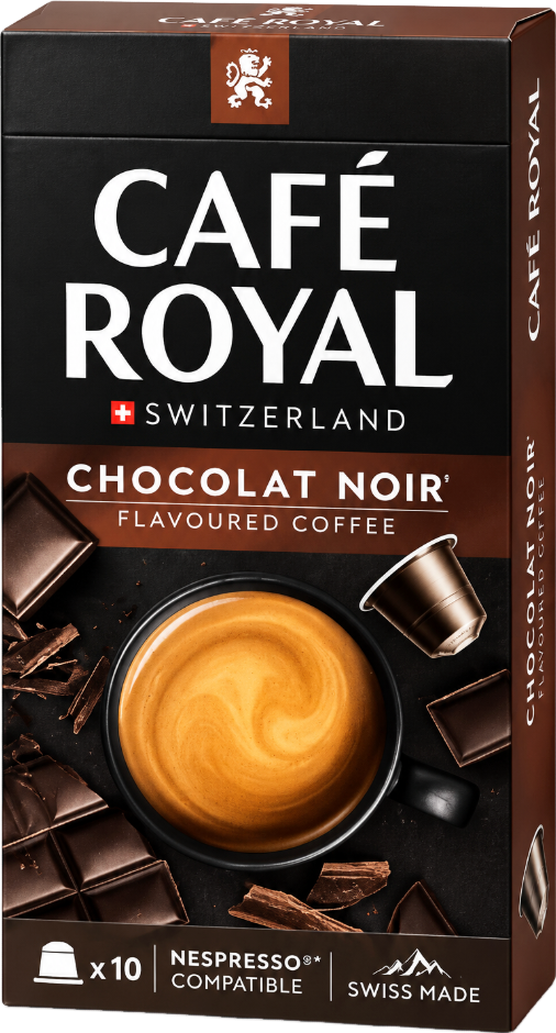Café chocolat noir - 10 capsules compatibles Nespresso