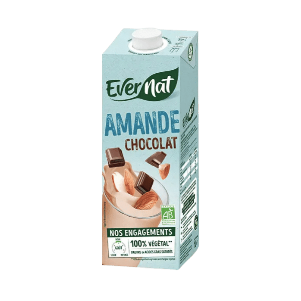 Mini douceur Amande et chocolat bio - 3x20cl - Evernat