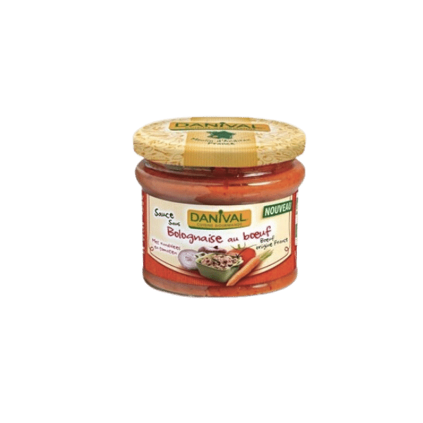 Sauce bolognaise au boeuf bio - 210g - Danival
