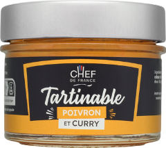 Tartinable poivron et curry - 100g