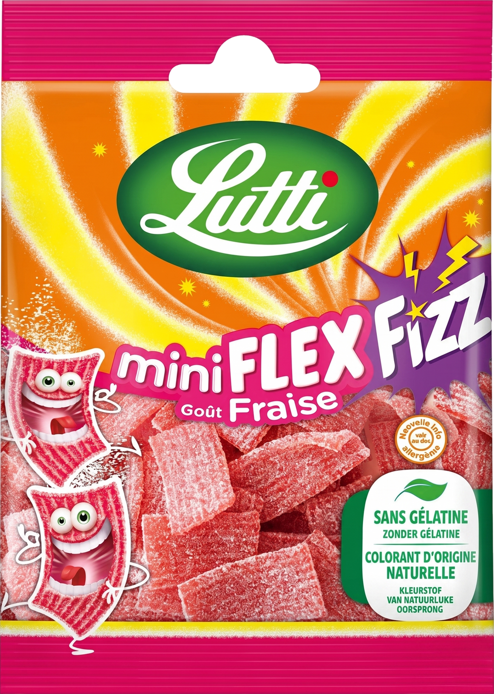Bonbon acidulés à la fraise - 35g