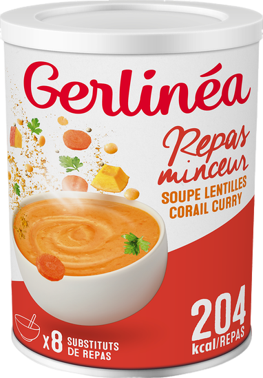 Soupe lentilles corail curry - 424g