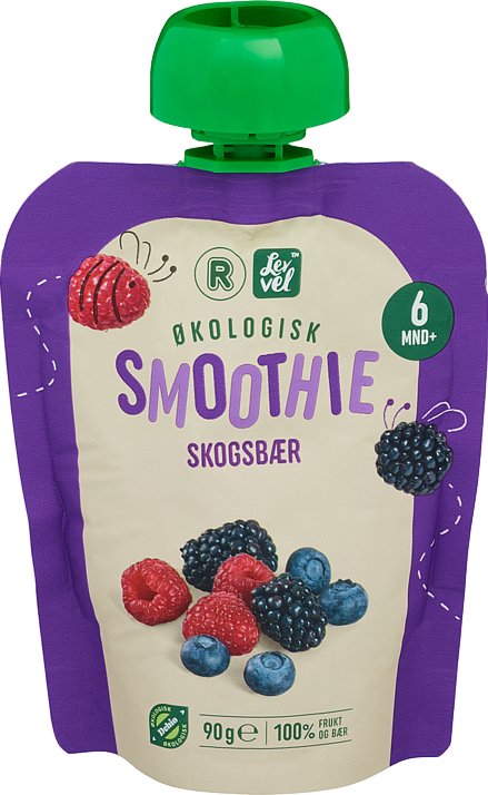 Gourde bébé fruits rouges bio - 90g