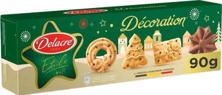 Assortiment de biscuits étoile décoration - 90g