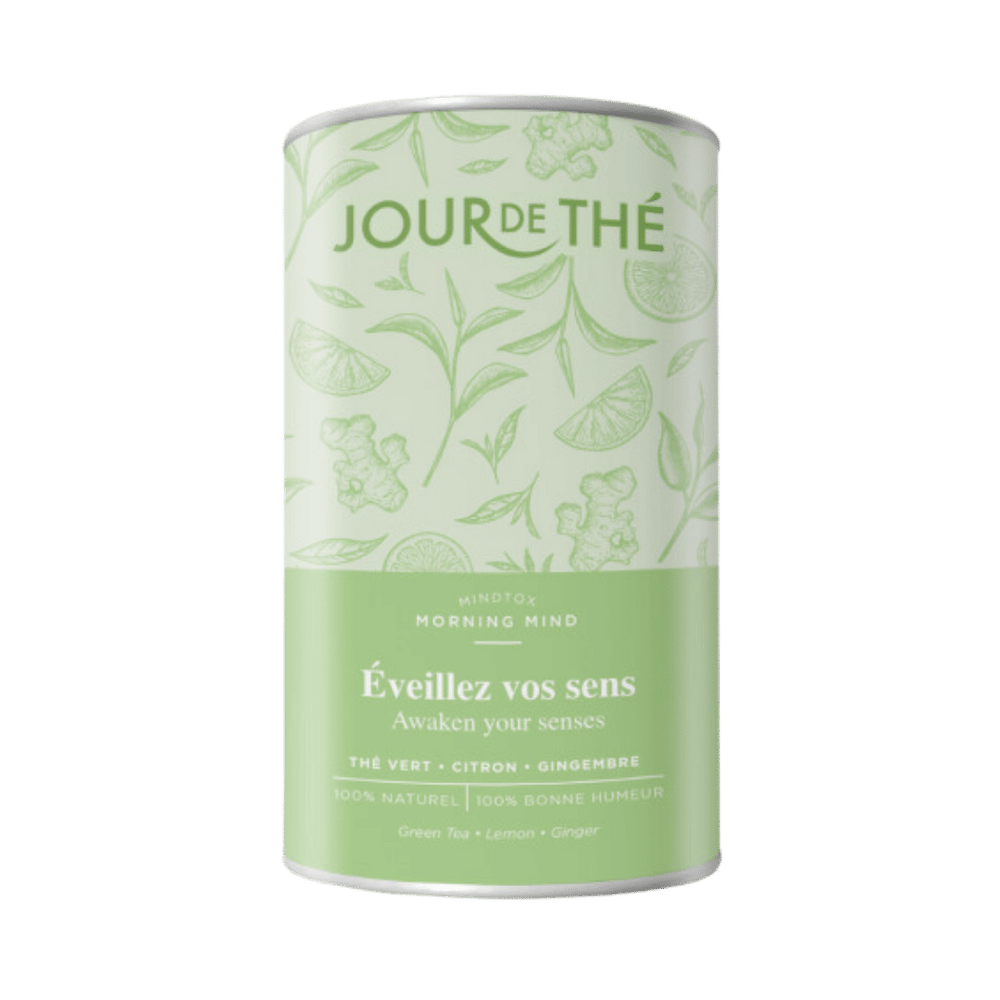 Thé vert au citron et gingembre bio - 60g