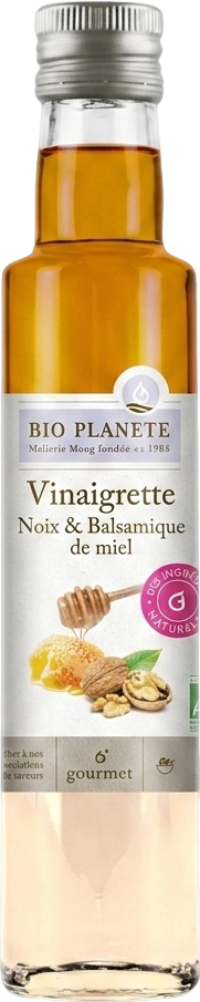 Vinaigrette noix & balsamique de miel bio - 250 ml