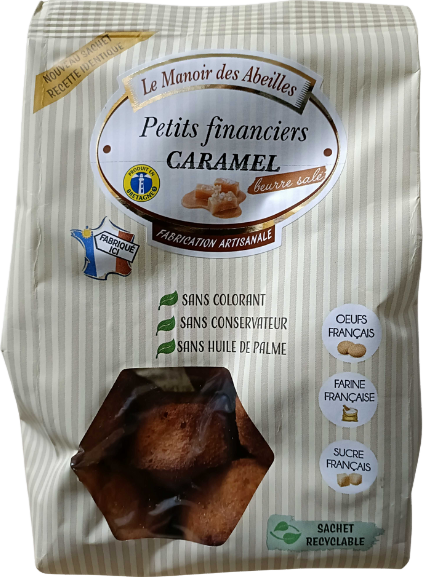 Petit financier caramel beurre salé - 180g
