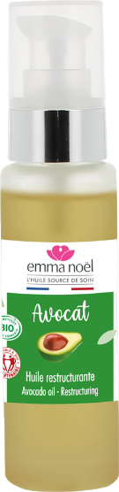 Huile vierge avocat bio équitable - 50 ml
