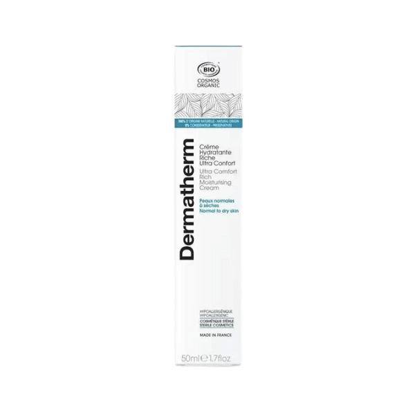 Crème hydratante riche ultra confort bio - 50ml - Dermatherm