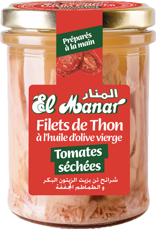 Filets de thon à la tomate - 200g
