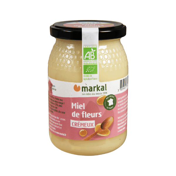 Miel de fleurs crémeux bio - 500g