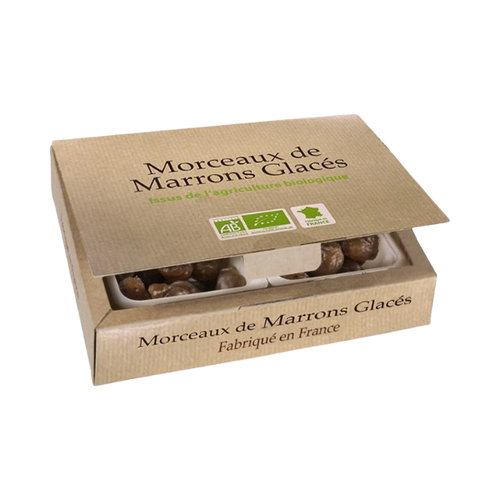 Ballotin de morceaux de marrons glacés bio - 250g