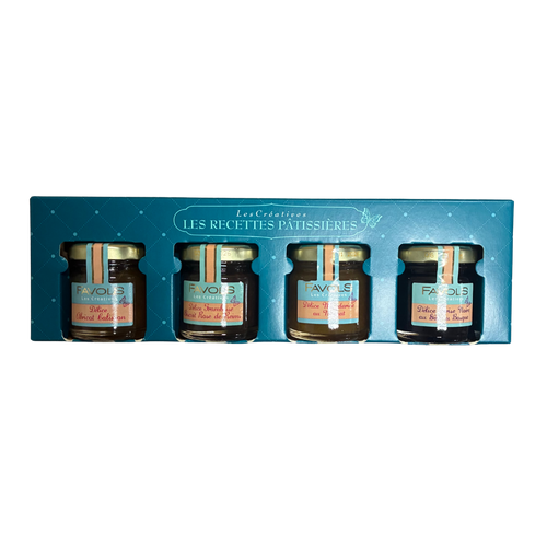 Assortiment de 4 mini confitures pâtissières - 4x42g