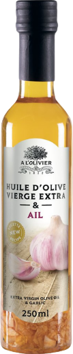Huile d'olive à l'ail - 250ml
