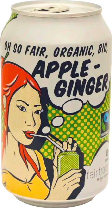 Soda pomme gingembre bio - 33cl