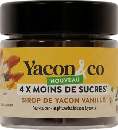 Sirop de yacon à la vanille bio - 200g