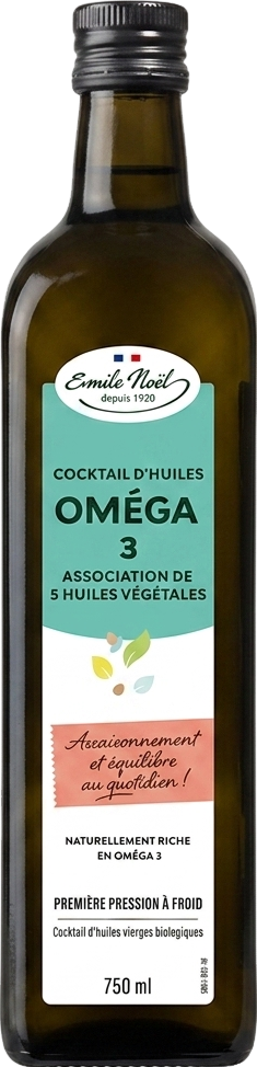 Huile oméga 3 bio - 75cl