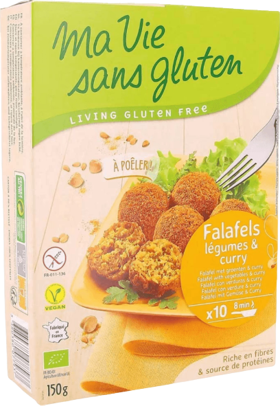 Falafels légumes et curry bio - 150g