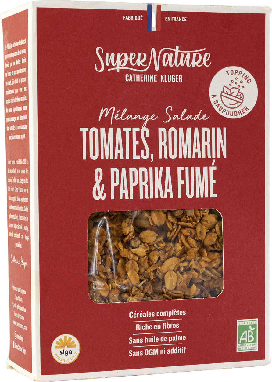 Granola Tomates, romarin et paprika fumé bio - 165g