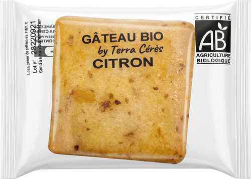 Gâteau aux amande et citron bio - 30g