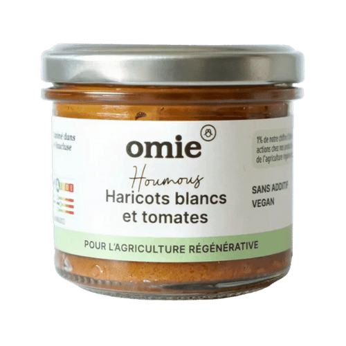 Houmous haricots blancs et tomates bio - 90g