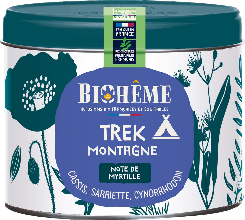 Infusion cassis et myrtille en vrac bio - 50g