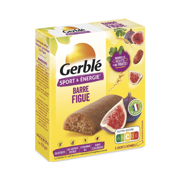 Barres sport et énergie à la figue - 150g - Gerblé