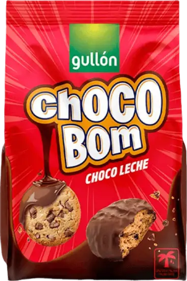 Cookies enrobés de chocolat choco bom - 100g