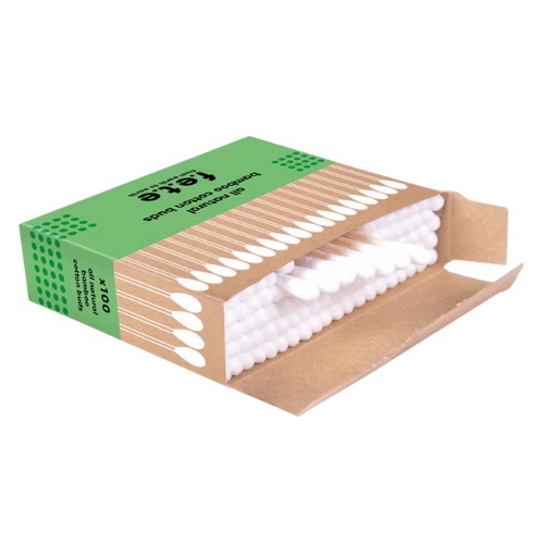 Cotons-tiges naturels en bambou - 100 unités